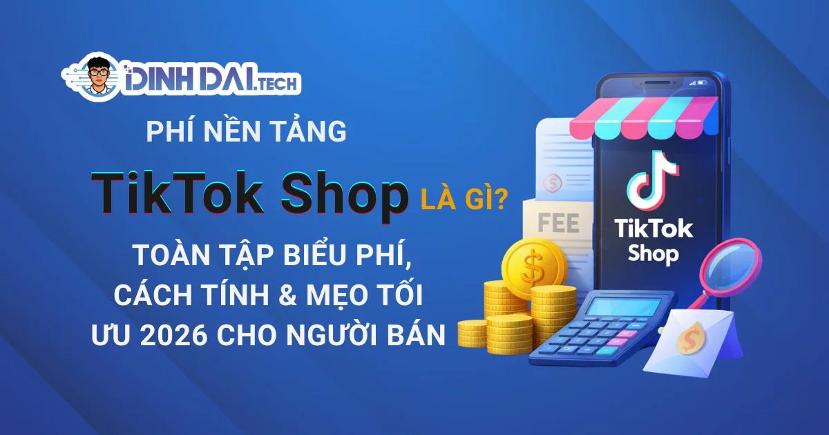 Phí Nền Tảng TikTok Shop Là Gì? Toàn Tập Biểu Phí, Cách Tính & Mẹo Tối Ưu 2026 Cho Người Bán